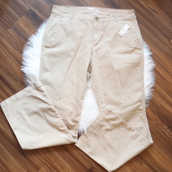 Old Navy Pants - NEW Old Navy Tan 'The Flirt' Pants | Size 12 Reg